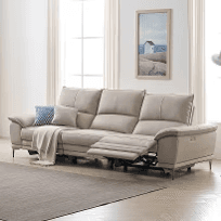 [made by GUUD] 바이노만 알렌 천연가죽 리클라이너 4인