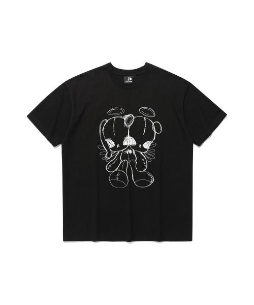 COTTON DOLL ANGEL TEE_BLACK(NG2FMUT518A)