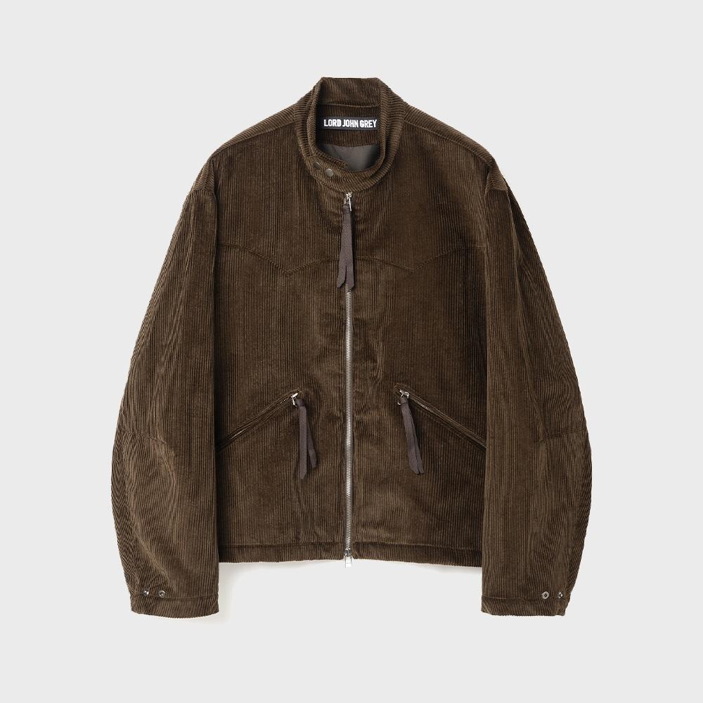 western blouson jacket brown