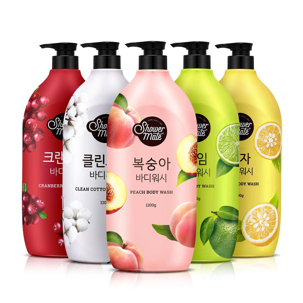 샤워메이트 내추럴 대용량 바디워시 1200g