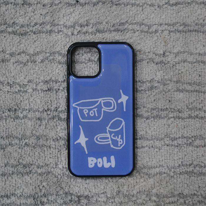 cup N pot 002_steel blue epoxy phone case