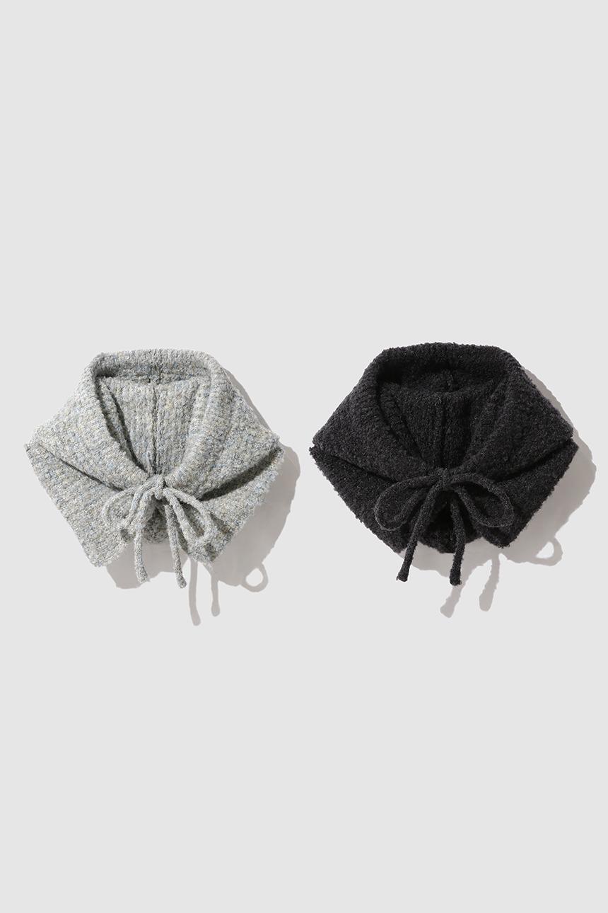 [11/9 예약배송]츄스 울 니트 바라클라바 (Charcoal/Light gray)