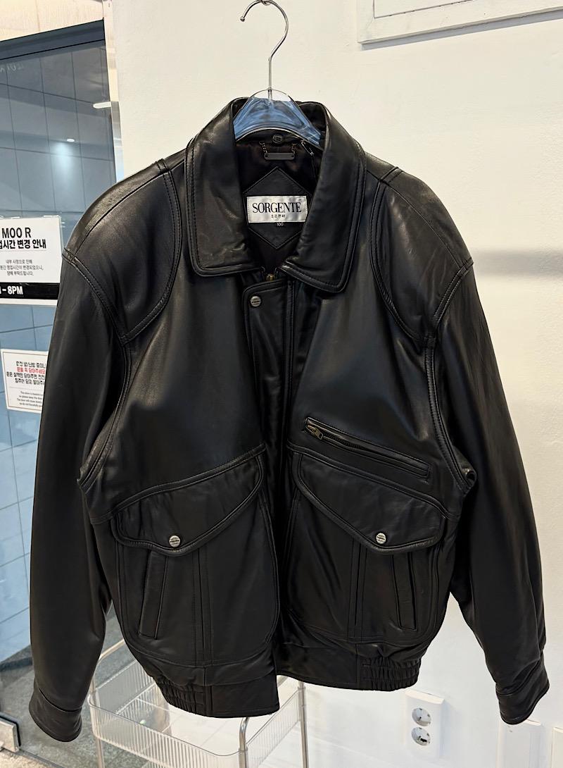 leather bomber