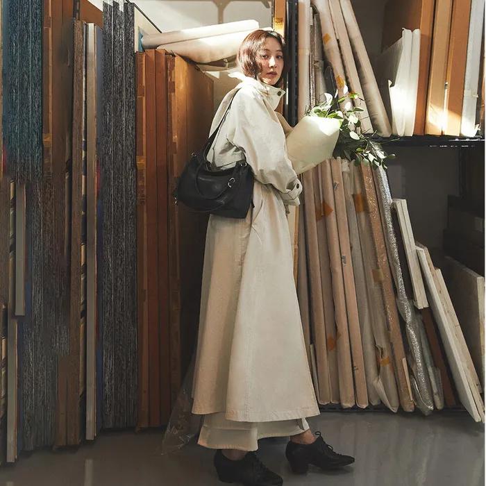 Soft Drapery Trench Coat SW6SR607-90