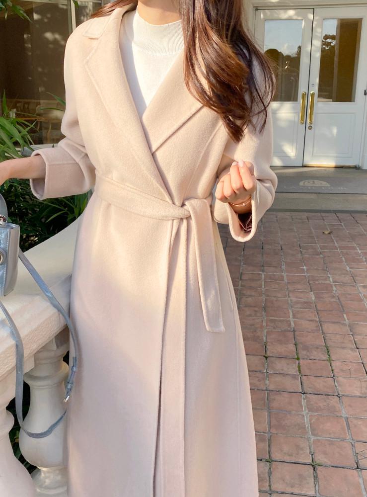 [자체제작] 11월 중순 여유수량 진행/ 햅번 캐시미어 롱 핸드메이드 코트