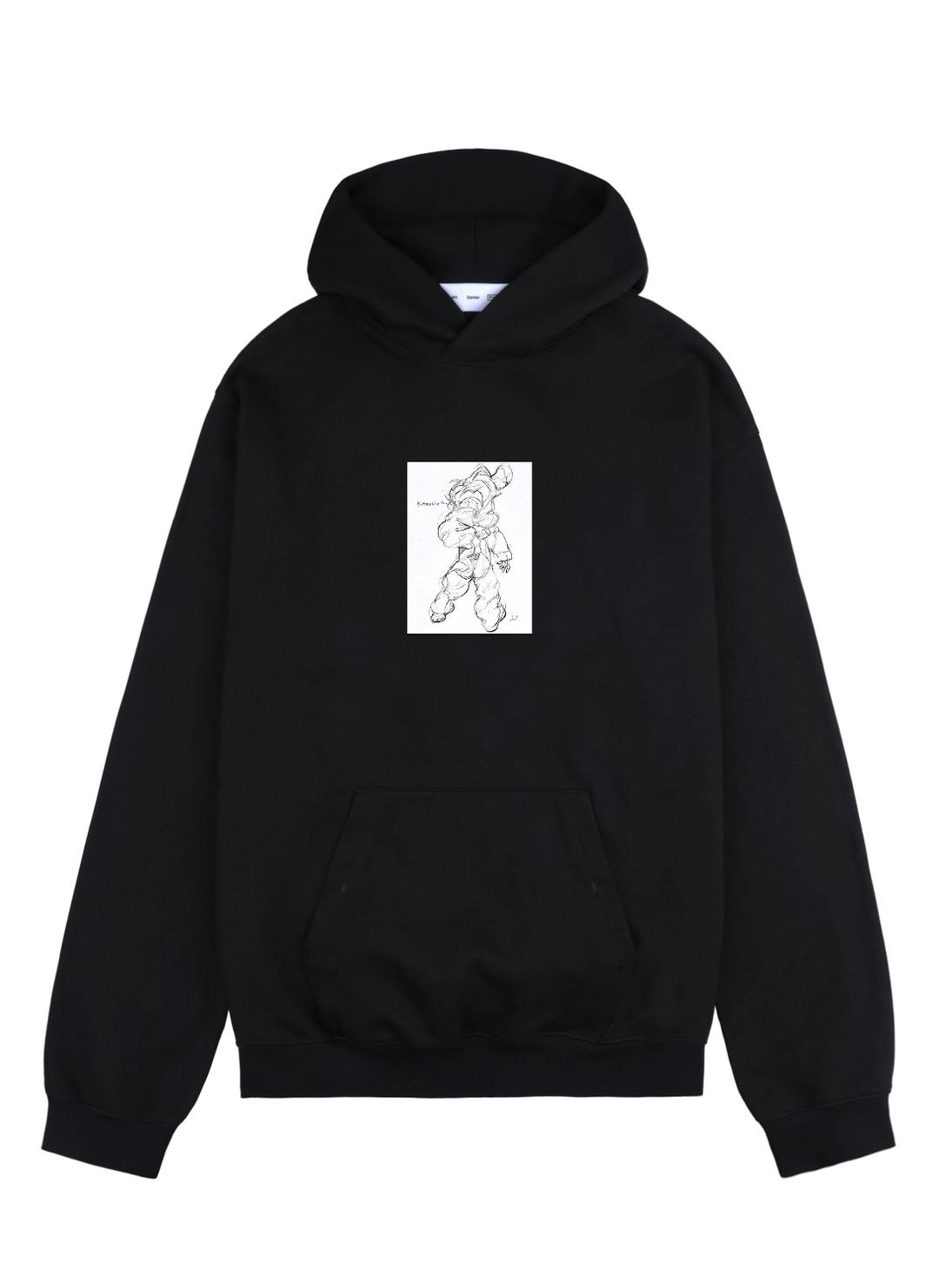 6.0 POST HUMAN HOODIE 01 RIGHT (BLACK)