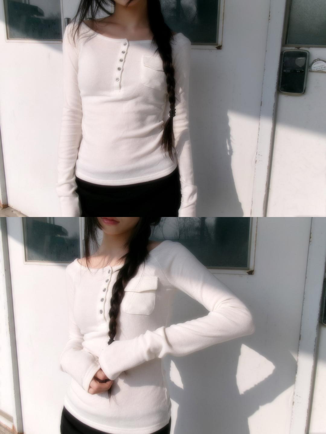 젤레나 pocket off tee