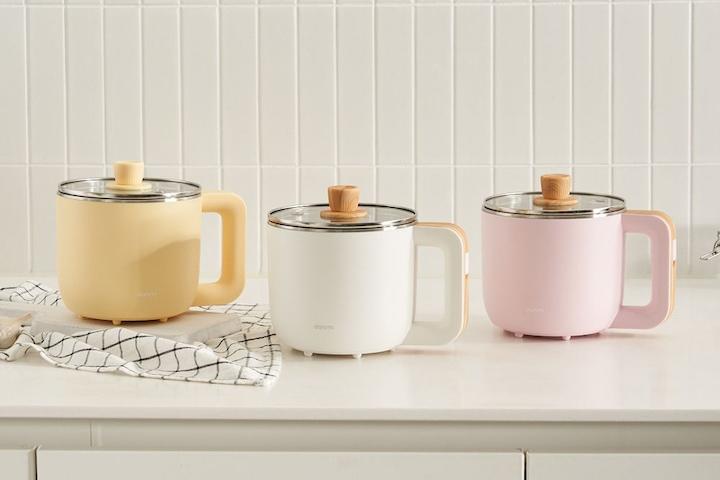 라면포트 전기포트 계란찜기 멀티쿠커 1L EK05