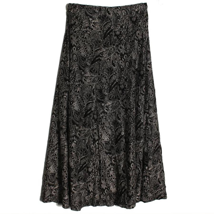 paisley maxi skirt