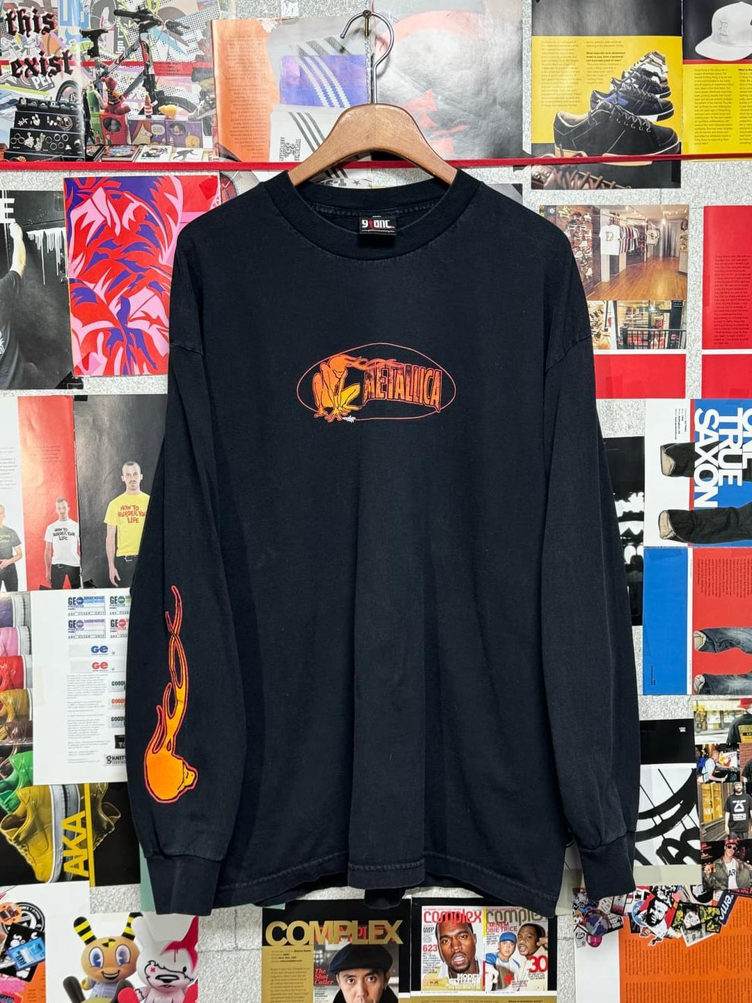 빈티지 1999s 메탈리카 squid 롱슬리브 | 후루츠패밀리