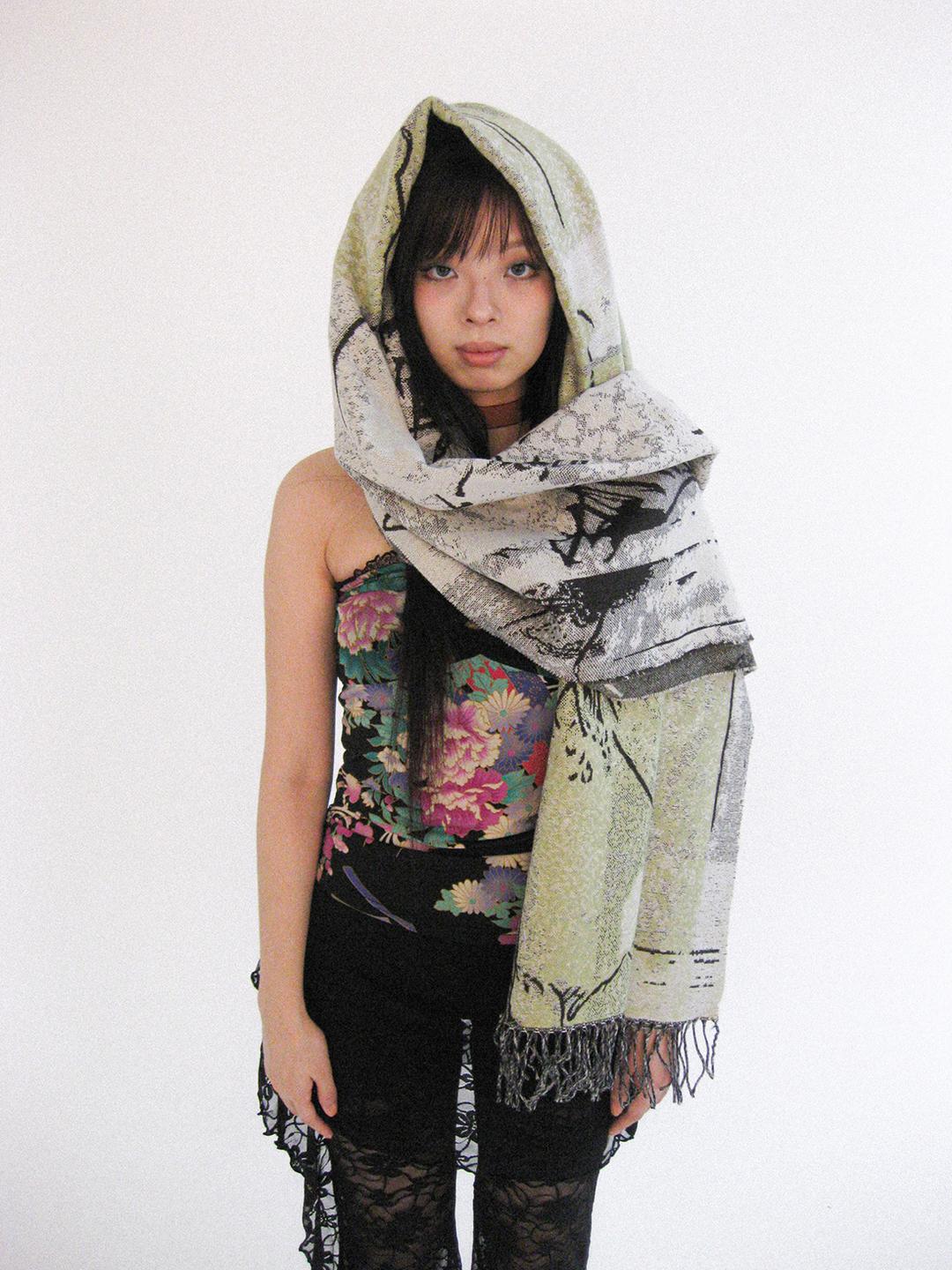[美愛 1970] 세한송백 muffler (Red,Green) *당일발송