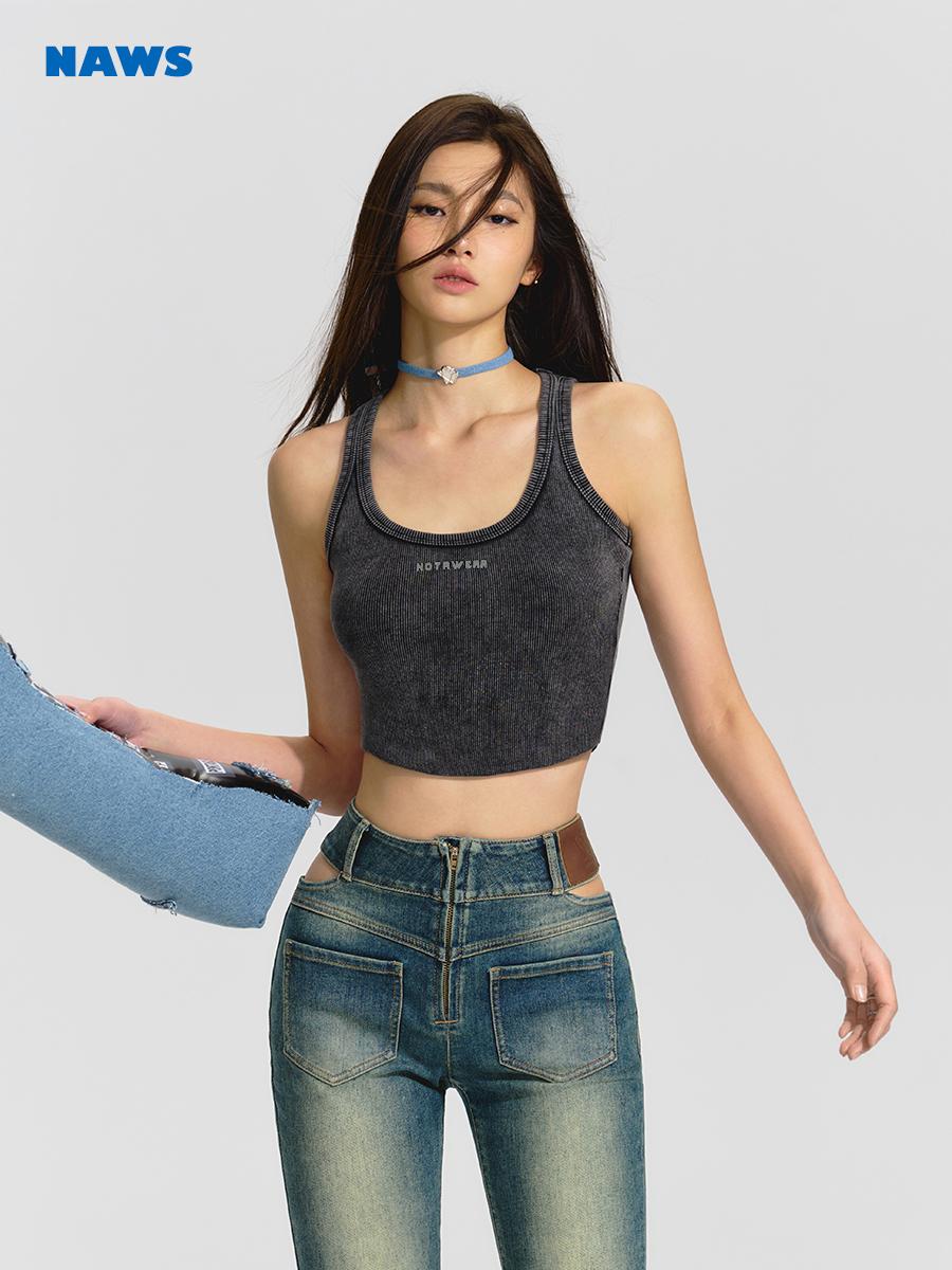 [NOTAWEAR] Reconfiguration Of The Statue - Distressed Tank Top