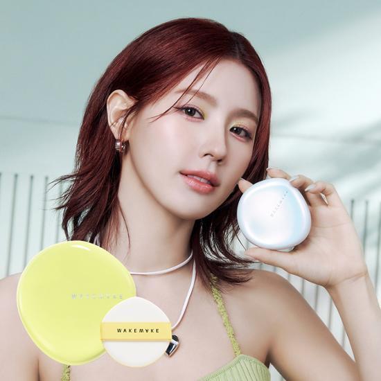 [라임쿠션리필기획] 웨이크메이크 워터 글로우 코팅 쿠션 (라임리필기획/스트랩기획)