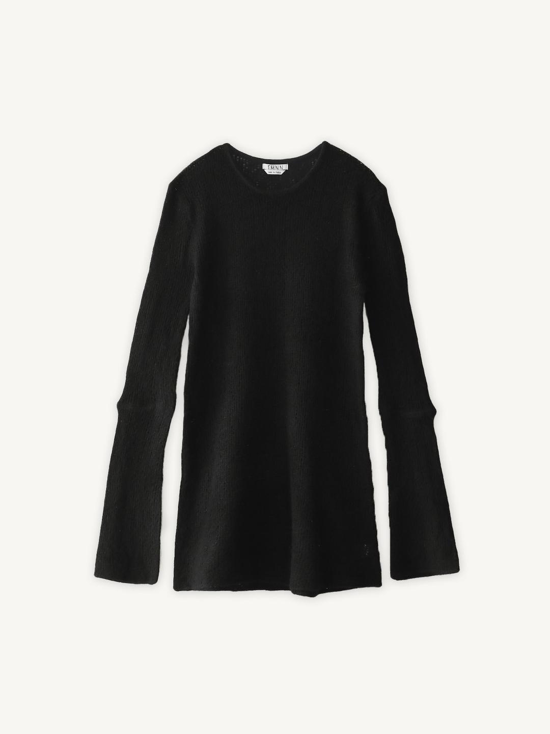 Tender touch knit dress (BLACK)