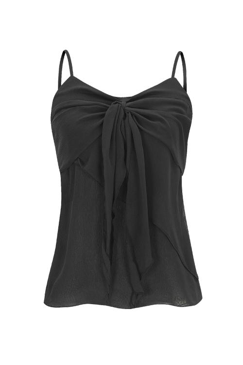 ANGEL SLEEVELESS-BLACK