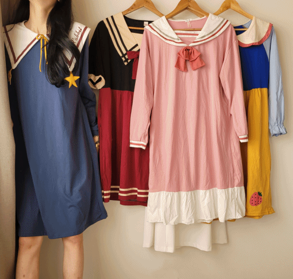 [무배]러블리공주잠옷4종 예쁜꿈만꾸세요~ 우정잠옷/자매잠옷 러블리디자인