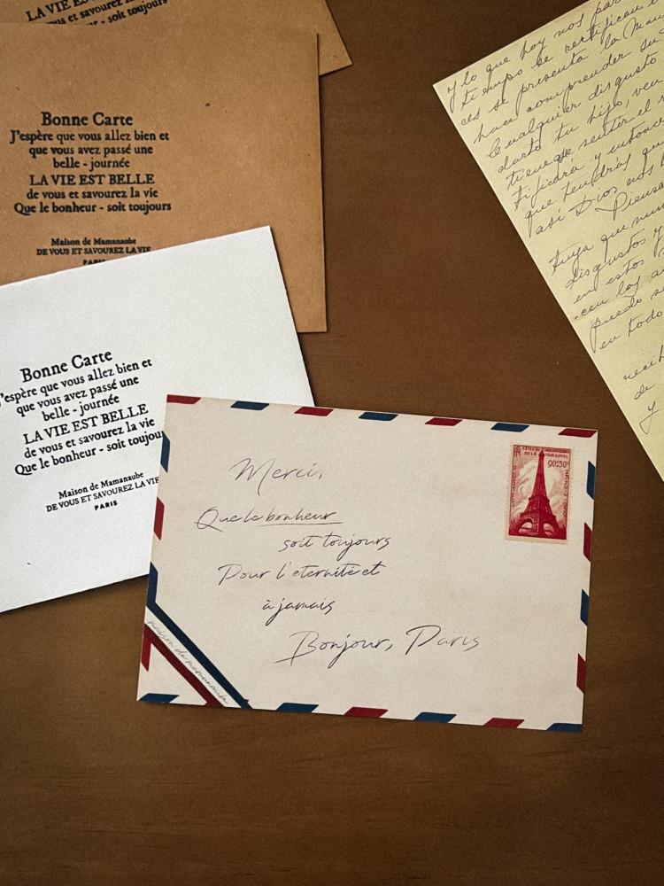 bonjour paris Postcard 생일카드 선물 / 프렌치 무드 인테리어 엽서