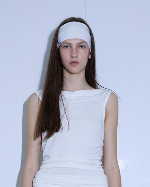 ESSENTIAL LOGO HAIR BAND, WHITE