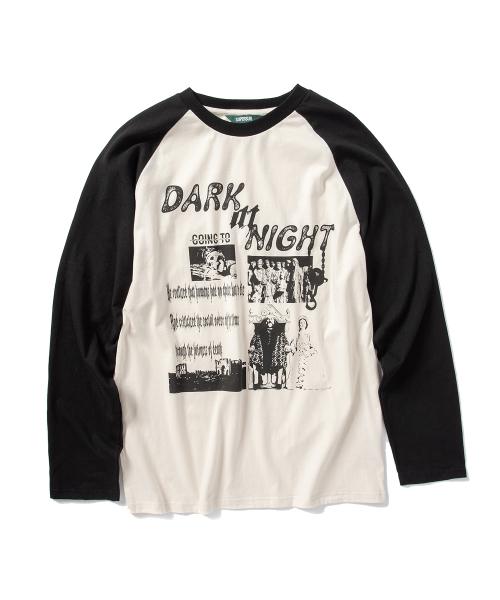 슈퍼서브(SUPERSUB)  다크나이트 래글런 긴팔티 - CREAM/BLACK - 사이즈 & 후기 | 무신사