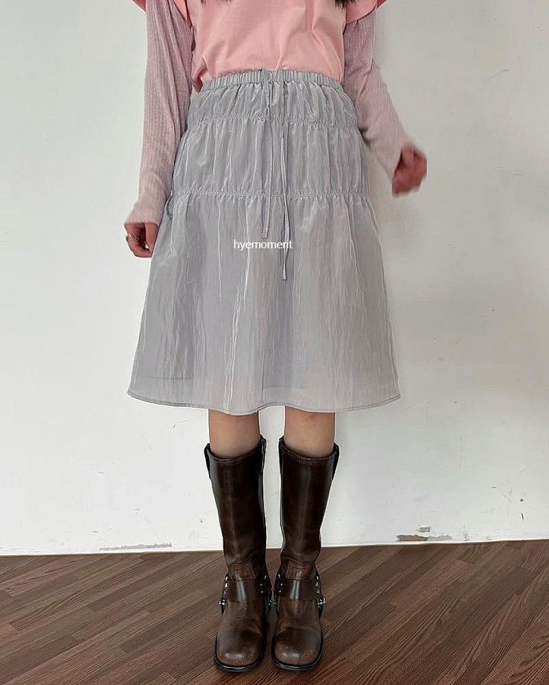 (그레이 당일) 에그이즈 해나 스커트 2컬러