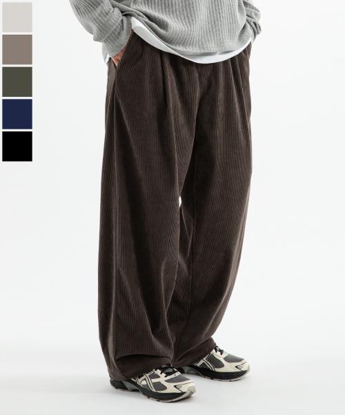 (Renew Ver.) 코듀로이 원턱 와이드 밴딩팬츠 ( 6Color )