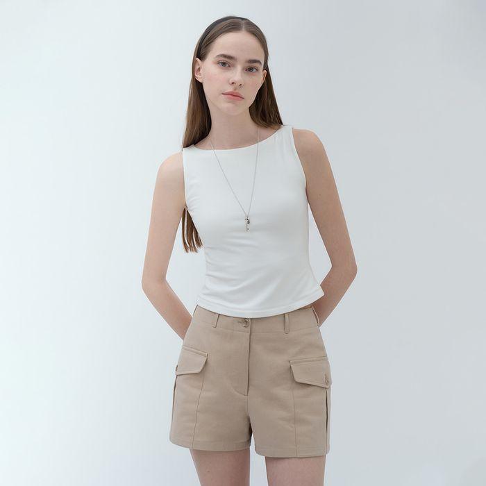 Liben Pocket Half Pants (Beige)