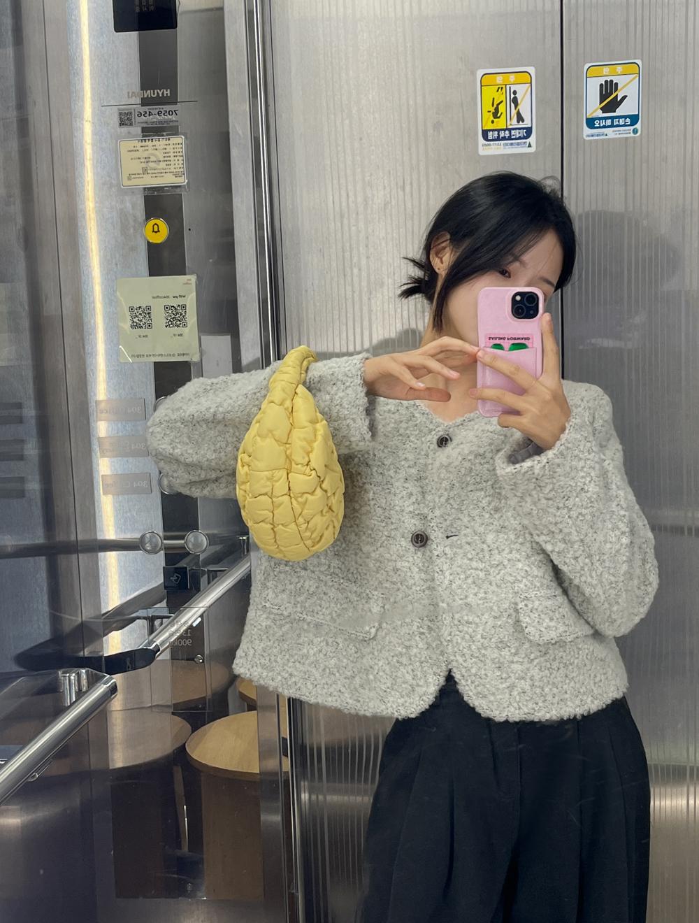 엘사 유넥 부클 울자켓 (2color)