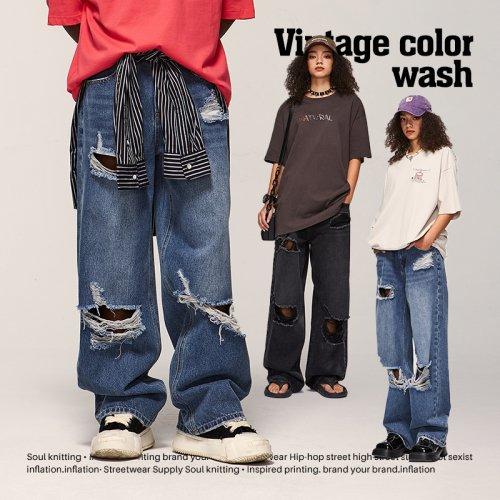 Hyper Washed Denim Pant