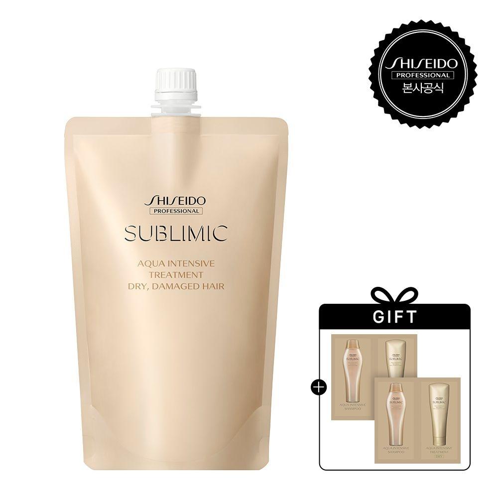 서브리믹 아쿠아인텐시브 트리트먼트 450ml (리필) 택1 (DRY/WEAK)_아쿠아샴+트트*2