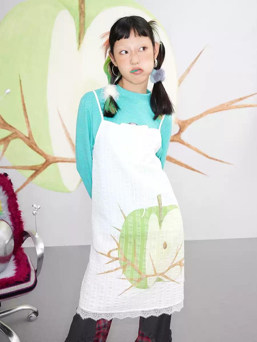 Lounge chair  'Green Apple\' Layered Dress