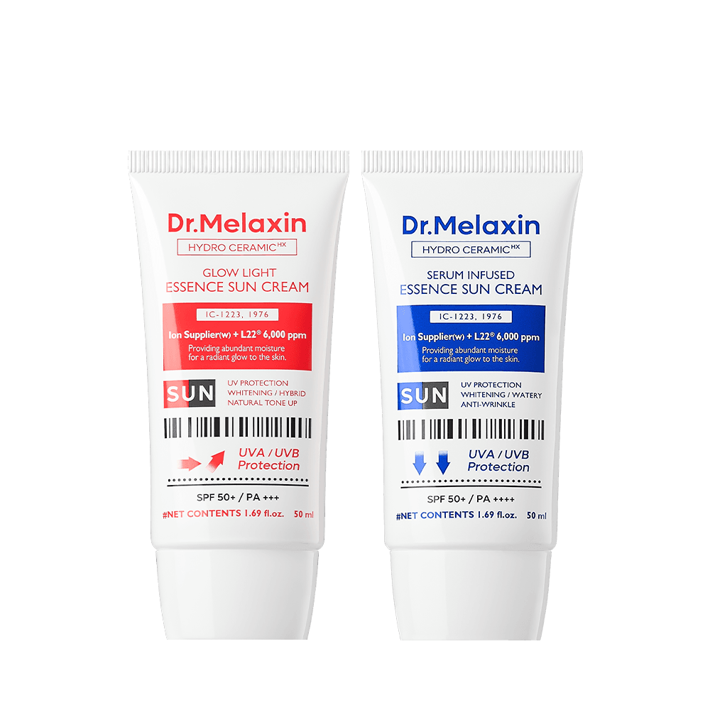 하이드로 세라믹 에센스 선크림 2종 라인
