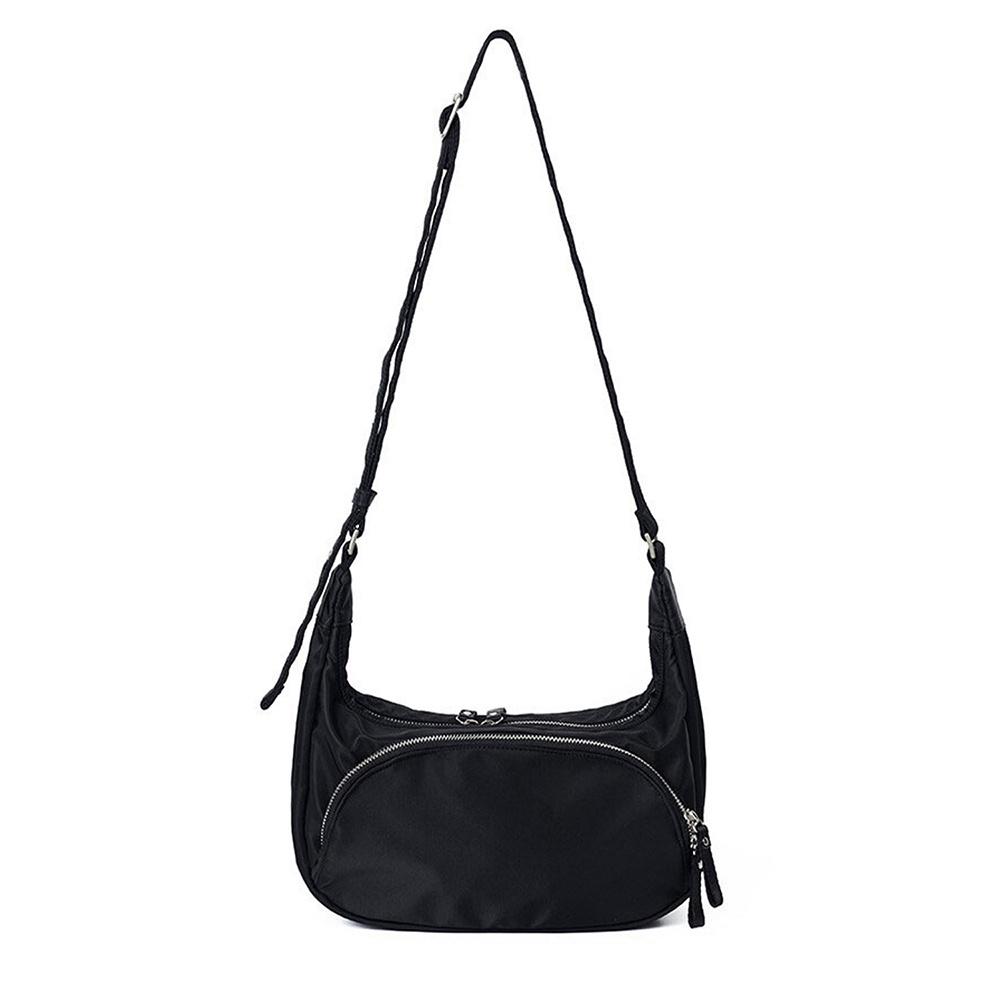 [After Pray Edition] Ferry Nylon Hobo Bag (Black)