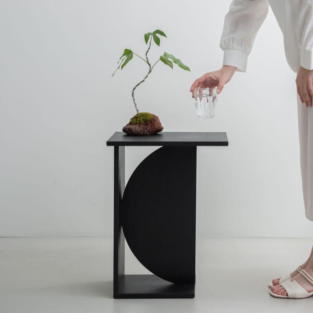 오늑 반원 사이드 테이블