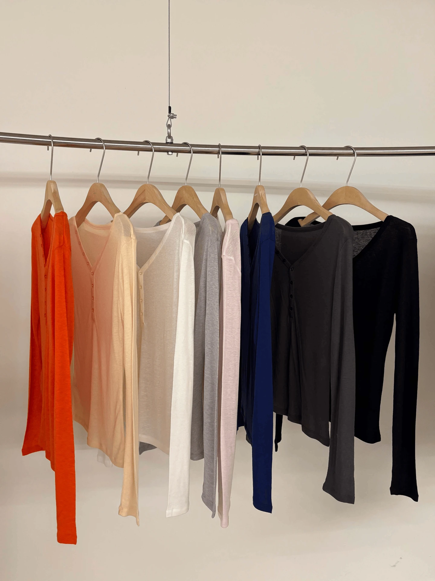 linen cotton button top (7color)