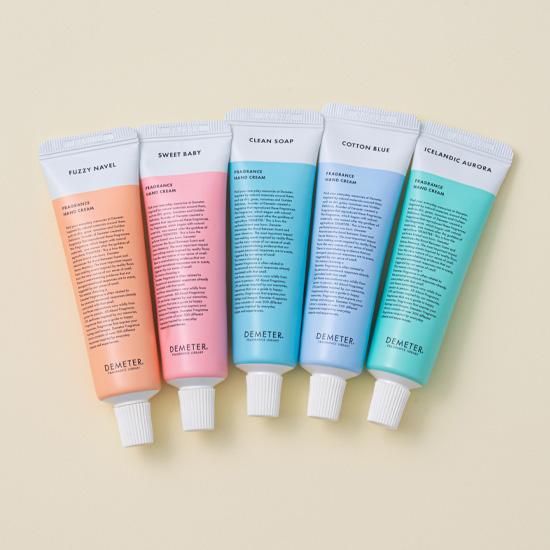 [선물포장] 데메테르 생일 축하 선물 퍼퓸 핸드크림 4종 세트