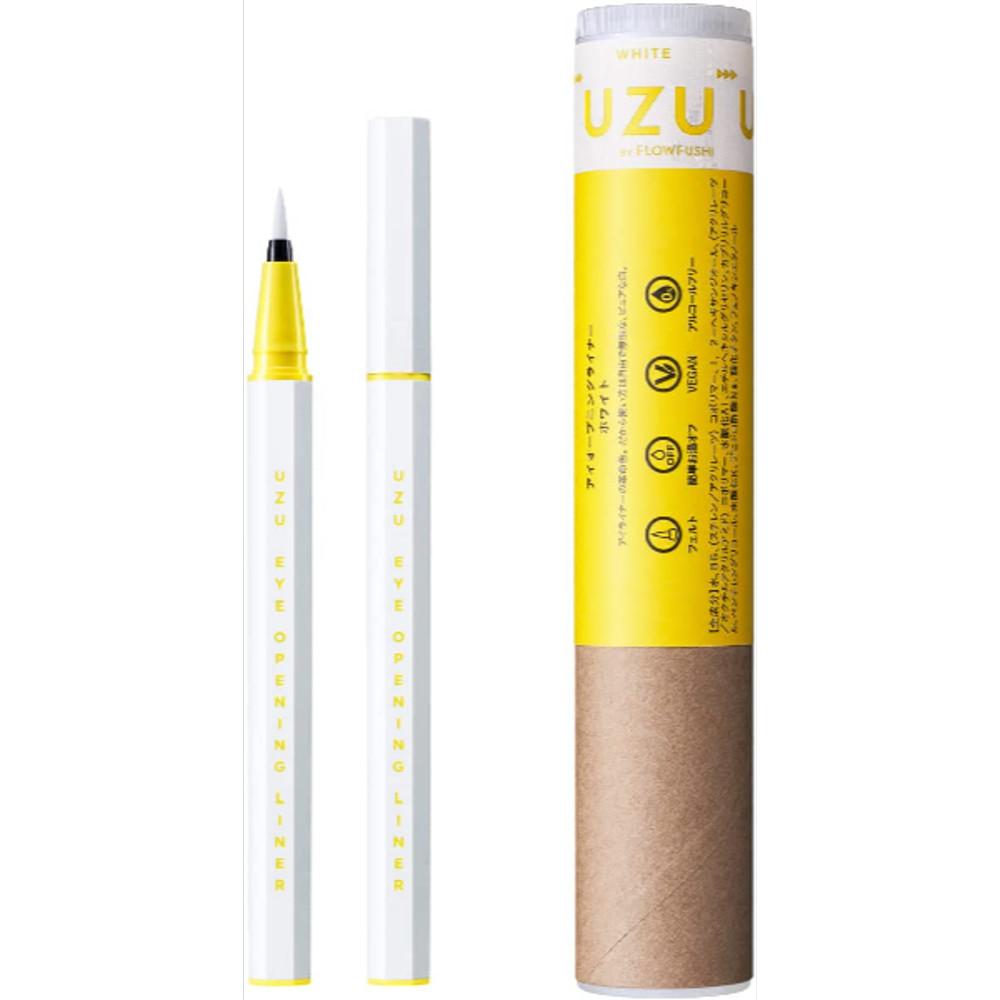 UZU 후로후시 아이오프닝 리퀴드 타입 아이라이너 화이트