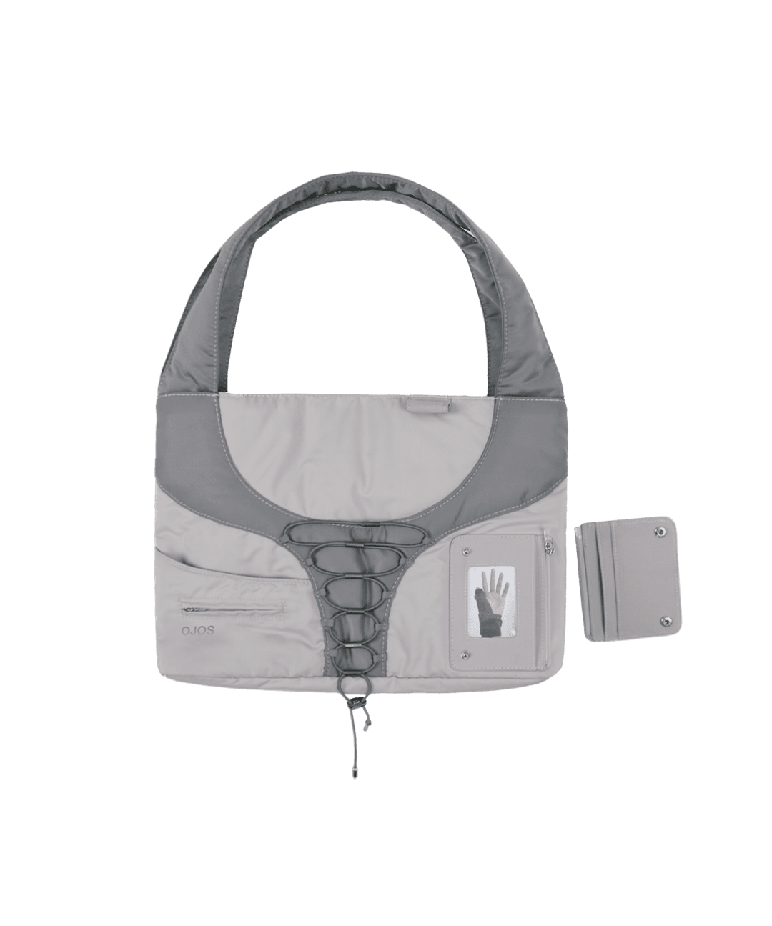 Wallet Shopper Middle Bag / Grey