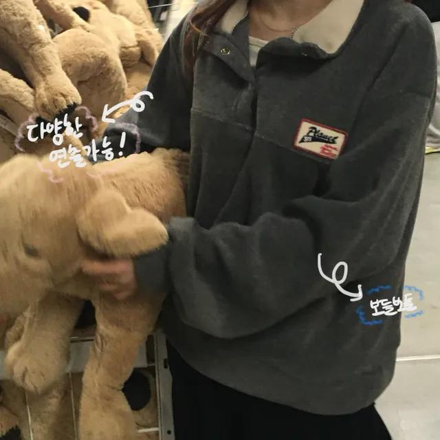 [코디 필수템🤍] 소프트 터치 fleece mtm- (2 color)
