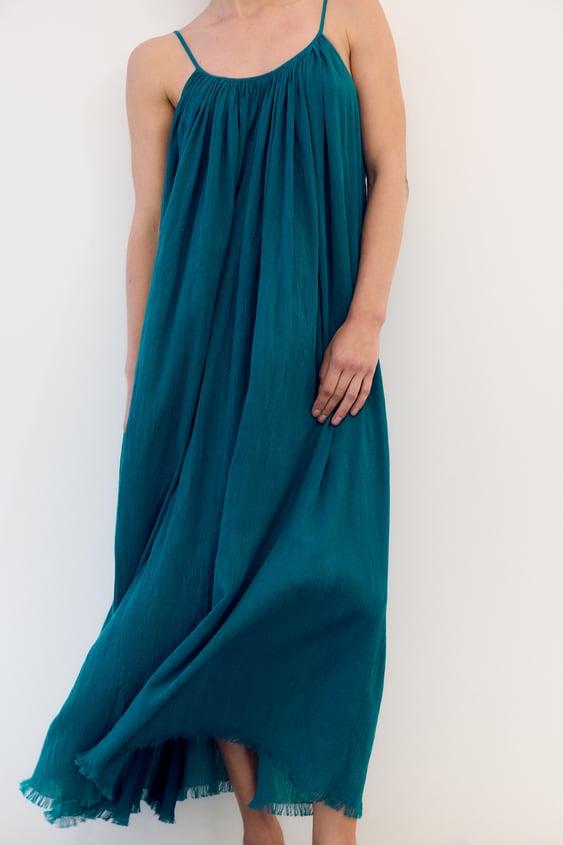 프린지 코튼 원피스