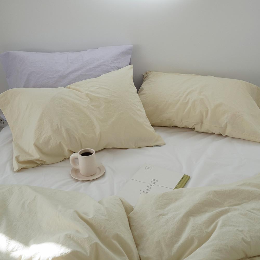 부드러운 호텔침구 가벼운 순면 봄 여름이불 차렵 이불세트 4color SS Q