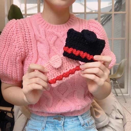 ❤️‍🔥하트폭발뜨개지갑❤️‍🔥