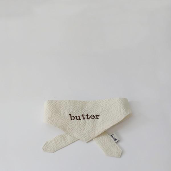 시어서커 네이밍 스카프 (Butter)