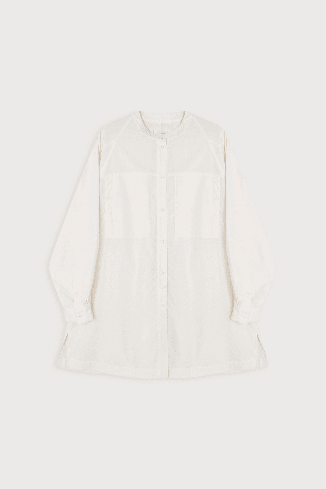 TUCKED HENLYNECK SHIRT