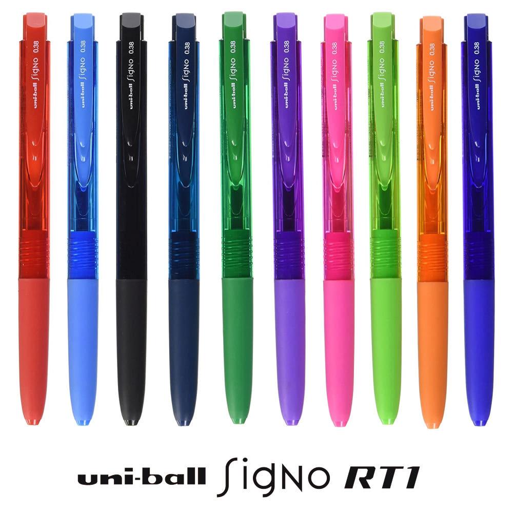 유니볼 시그노 노크식 RT1 볼펜 0.28