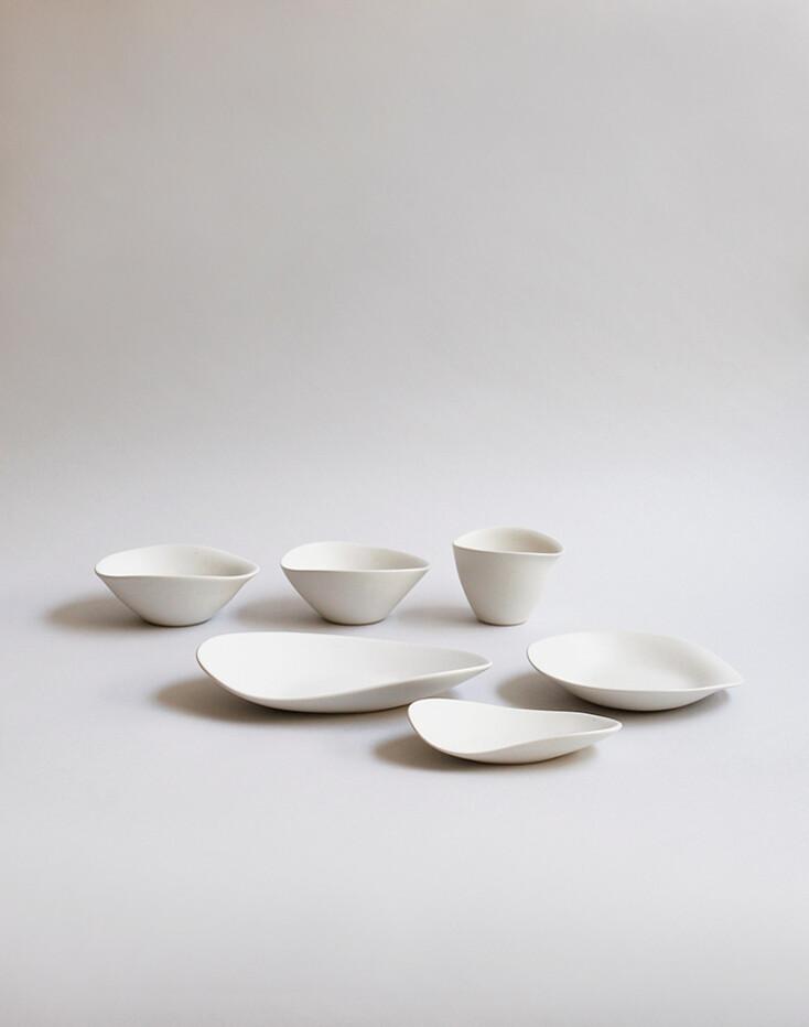 힌｜디너웨어 세트 · 스톤 화이트 1인 세트