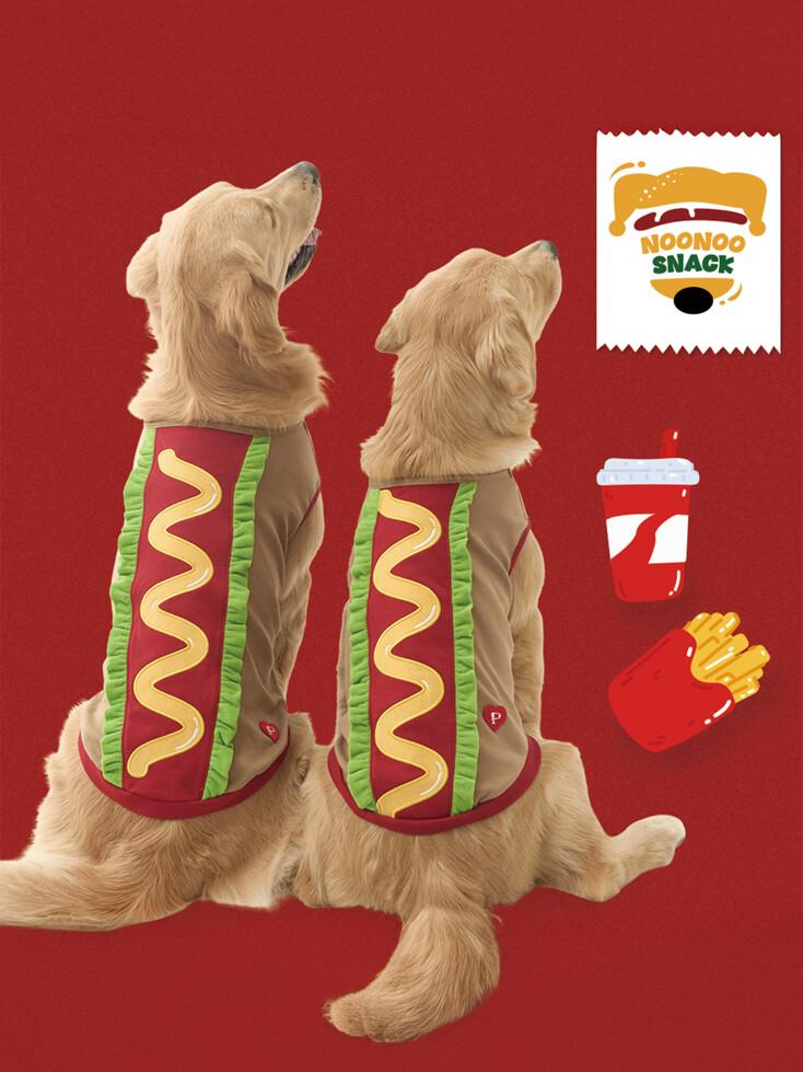 [누누스낵] 핫도그 탑 1color (S-4XL)