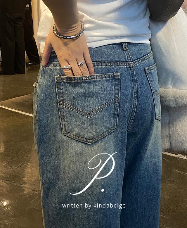 킨다베이지 [page] 버로우 스티치 기모 데님 (*숏·베이직·롱/XS-L) (*RING YARN)┃베이직S, M 일시품절