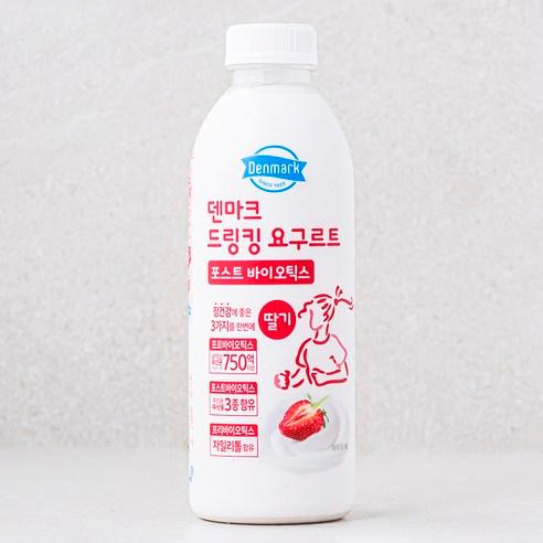 덴마크 드링킹 요구르트 포스트 바이오틱스 딸기, 750ml, 1개 - 요구르트/유산균 | 쿠팡