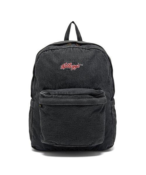 KELLOGGS DENIM BACKPACK (BLACK)