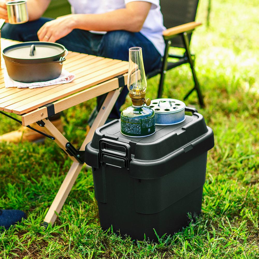 고든밀러 캠핑박스 캠핑테이블 우드상판 트렁크 카고 수납 박스 22L